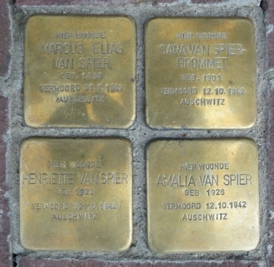 Stolpersteine Zandstraat 30 #3