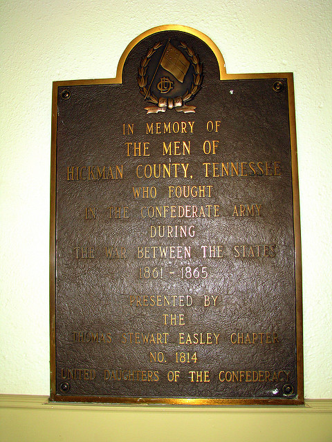 Gedenkteken Geconfedereerden Hickman County #1