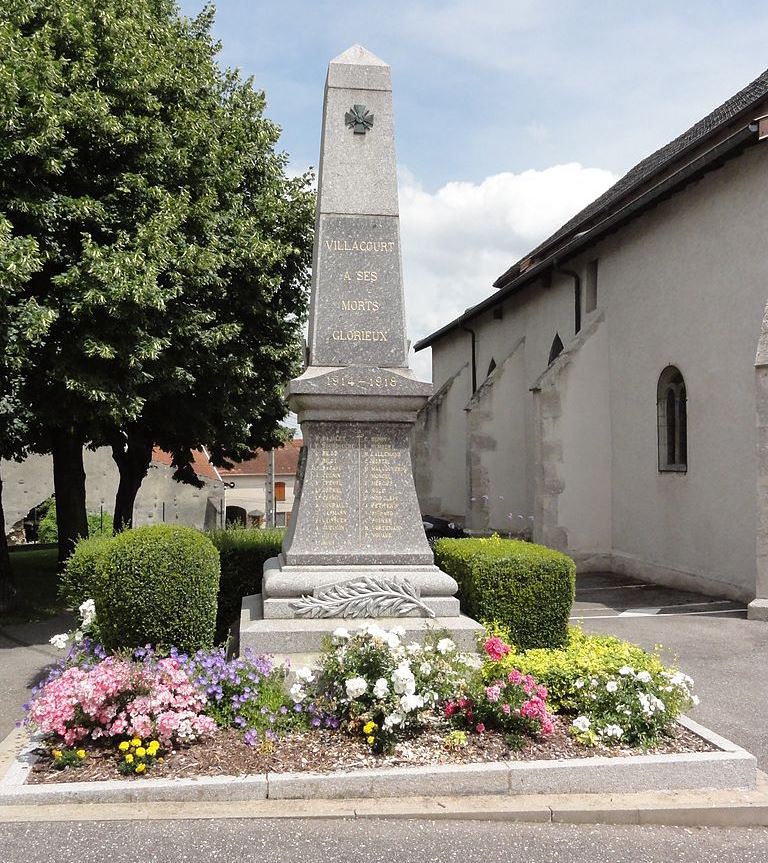 Oorlogsmonument Villacourt