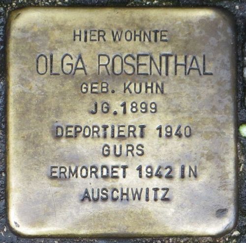 Stumbling Stones Hauptstraße 57 #2