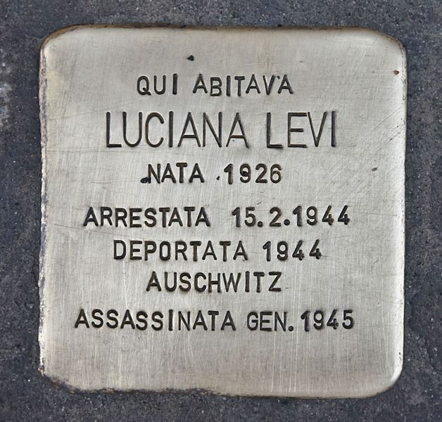 Stolpersteine Via Fratelli Carle 6 #3