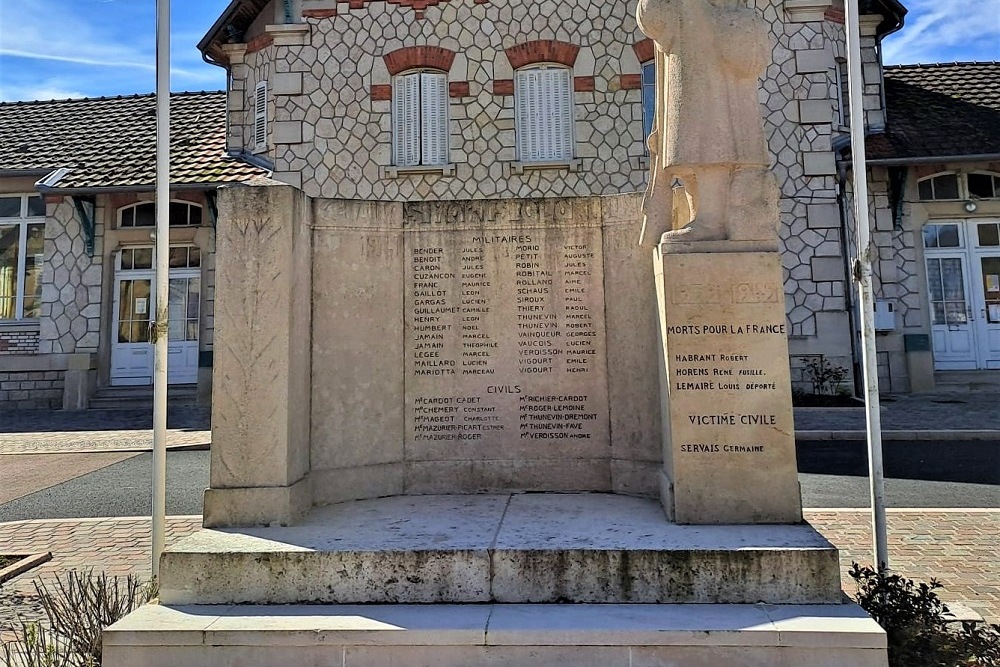 Oorlogsmonument Vienne-Le-Chteau #3