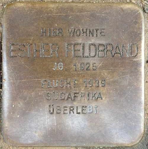 Stolpersteine Elsässer Straße 2 #2