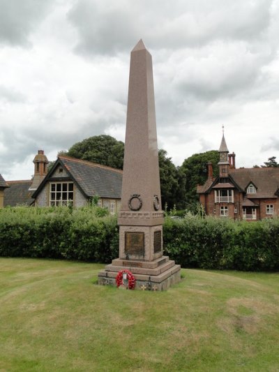 Oorlogsmonument Holkham #1