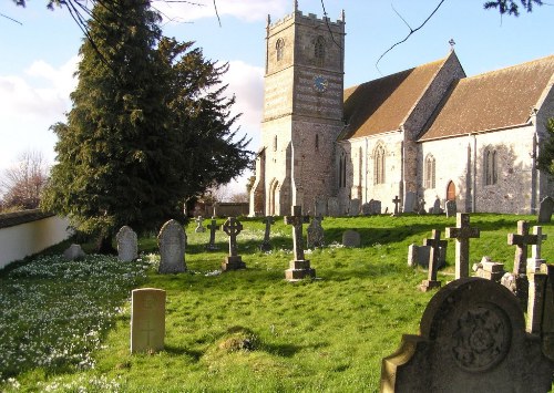 Oorlogsgraf van het Gemenebest Gussage All Saints Churchyard