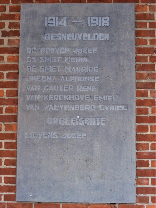 Oorlogsmonument Lokeren Heiende	 #3