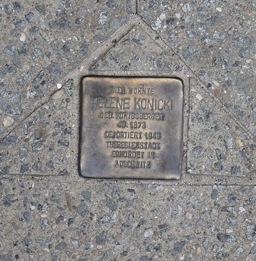 Stolperstein Fasanenstrae 60 #1