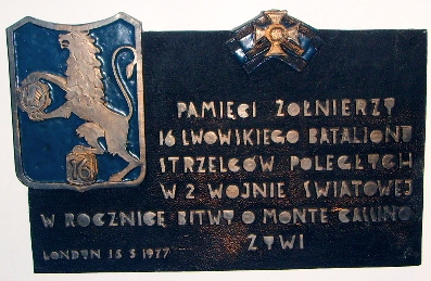 Plaques Polish Armed Forces St. Andrew Bobola Church London #5