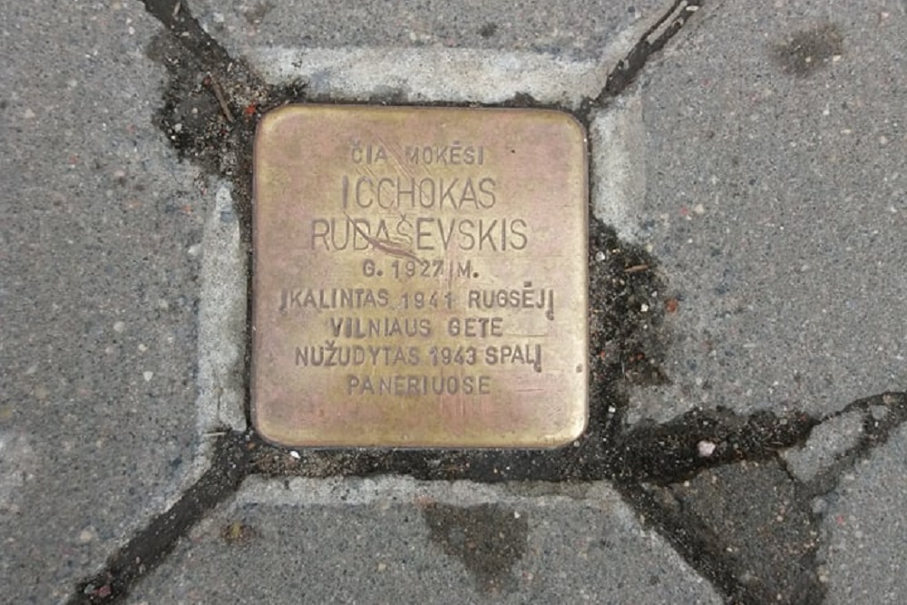 Stolperstein Rūdninkų gatvė 8 #1