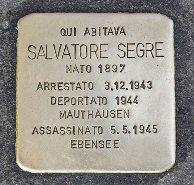 Stolpersteine Via Principe Tommaso 18 #2