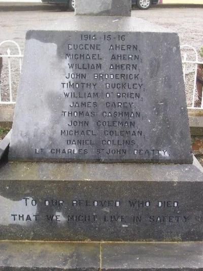 War Memorial Whitegate #3