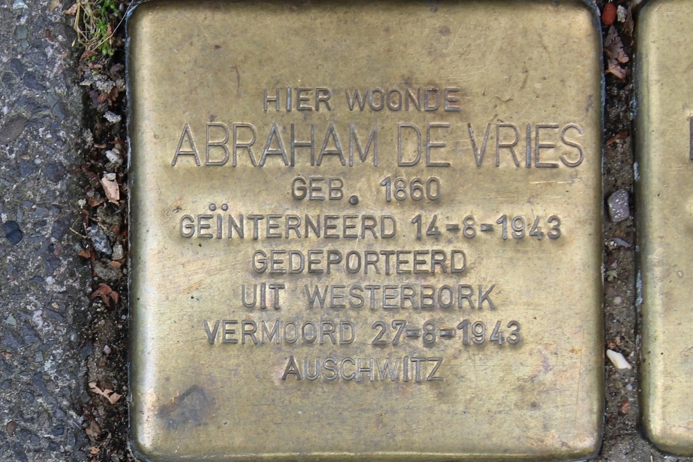 Stolpersteine Diezestraat 12 #2