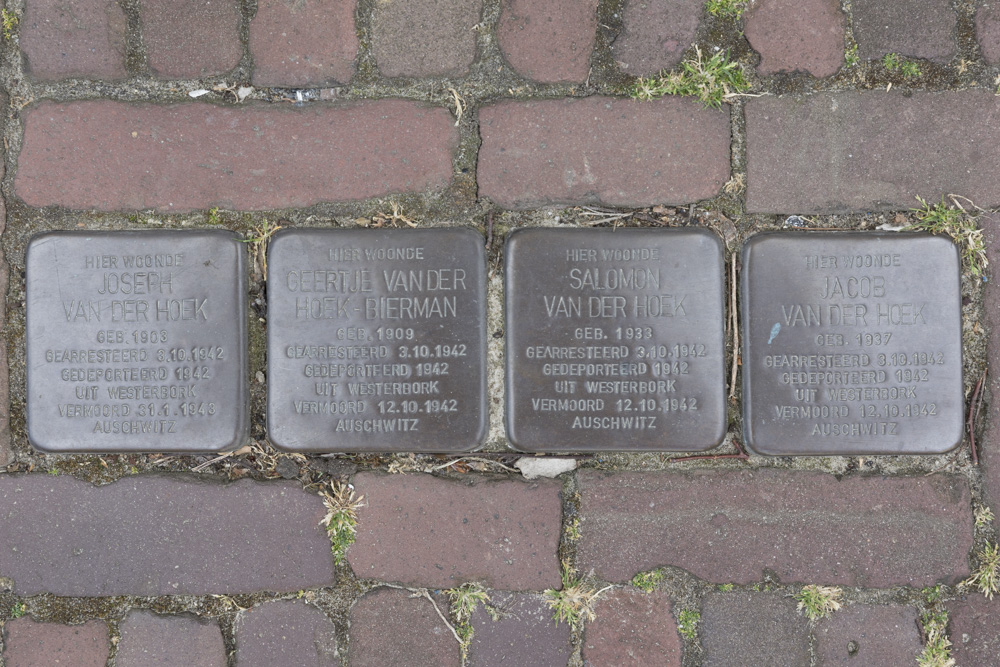 Stolpersteine Bouweind 5 (nu Doctor A.C. van Raaltestraat 5)