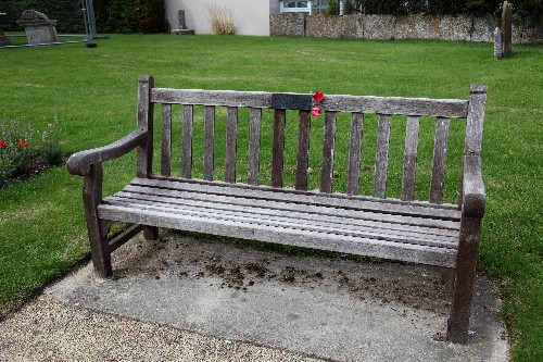 Memorial Bench Cricklade Church #2