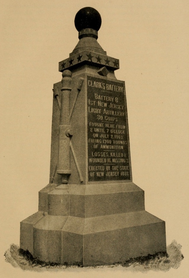 Monument 1st New Jersey Artillery - 