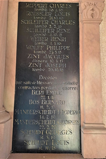 War Memorial Oberbronn #3