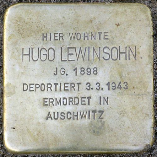 Stolpersteine Konrad-Wolf-Straße 41 #3