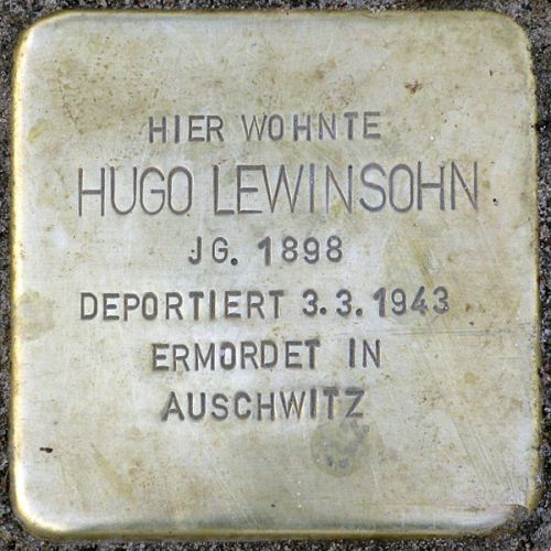 Stolpersteine Konrad-Wolf-Strae 41 #3