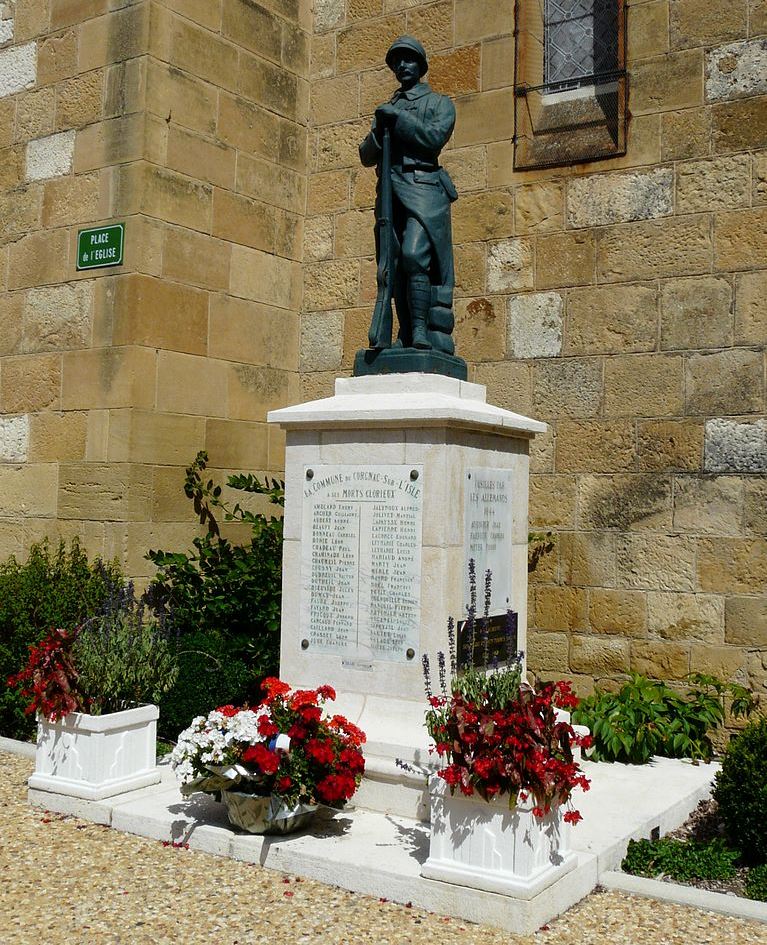 Oorlogsmonument Corgnac-sur-l'Isle #1