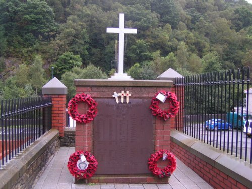 Oorlogsmonument Llanhilleth #1