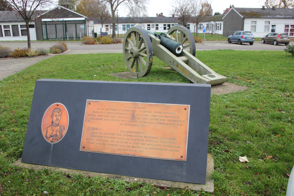 Memorial Dutch Mobile Artillery 1815 Genappe #1
