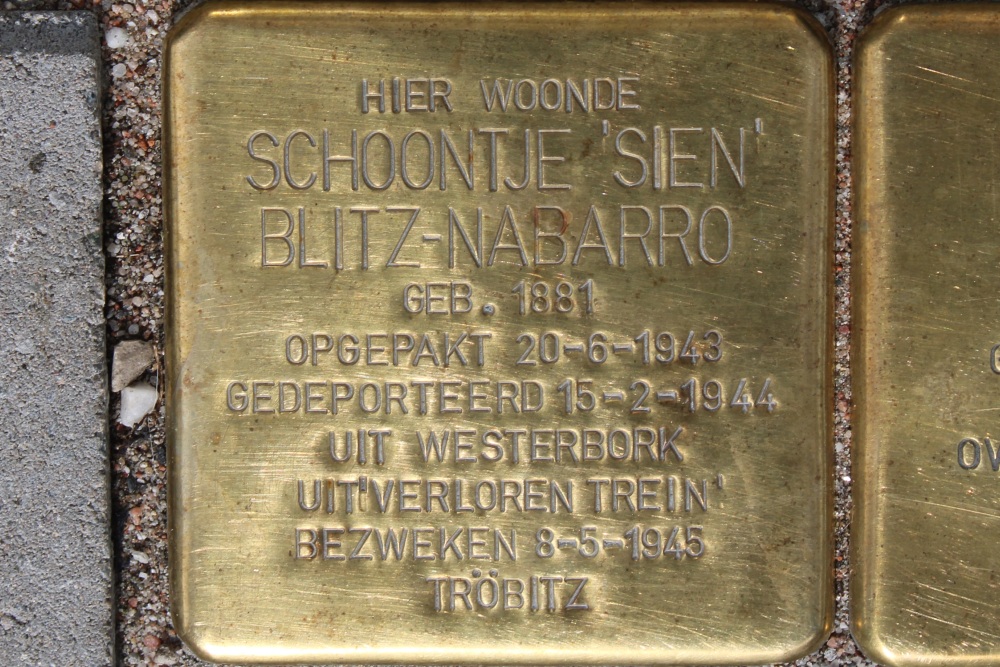 Stolpersteine Beethovenstraat 124 #2