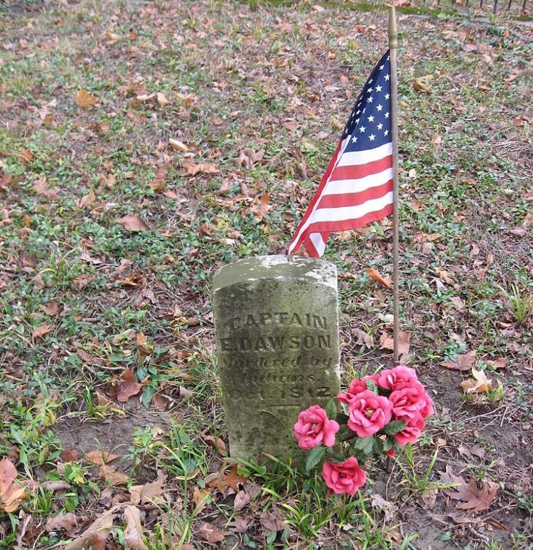 Grave of Captain E. Dawson