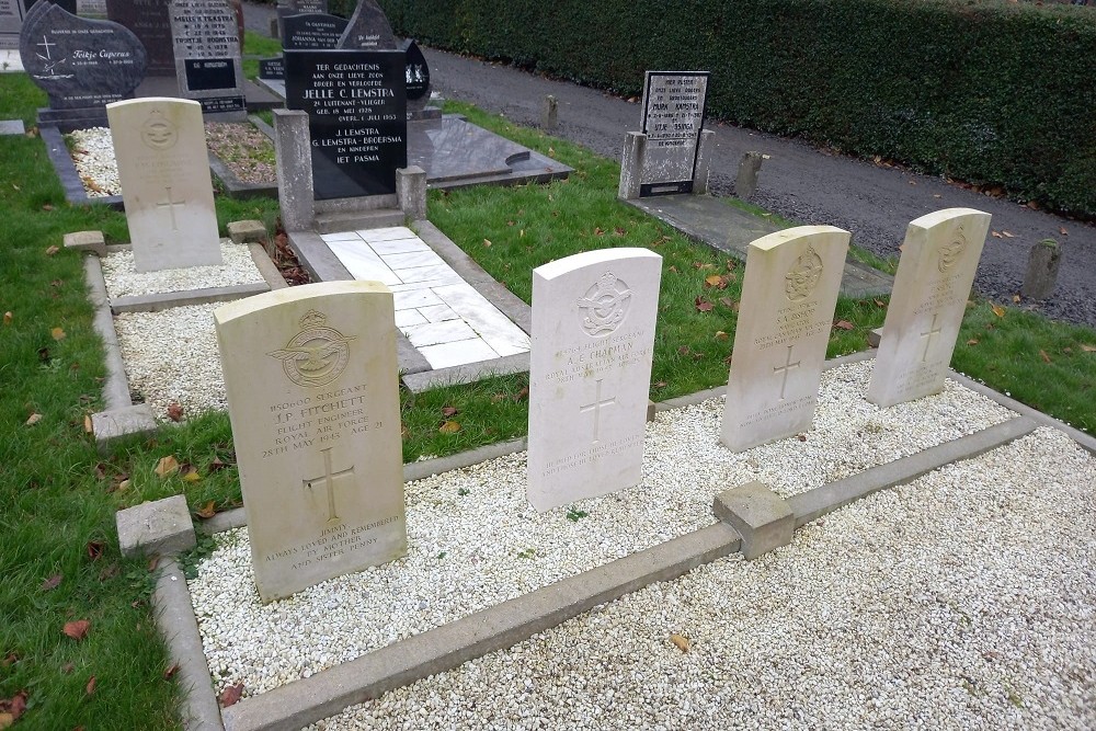 Commonwealth War Graves Protestant Churchyard Witmarsum #1