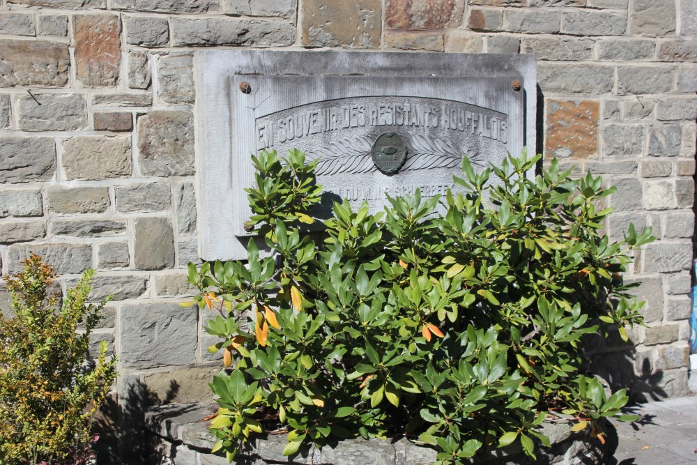 Commemorative Plate Resistance Fighters Houffalize