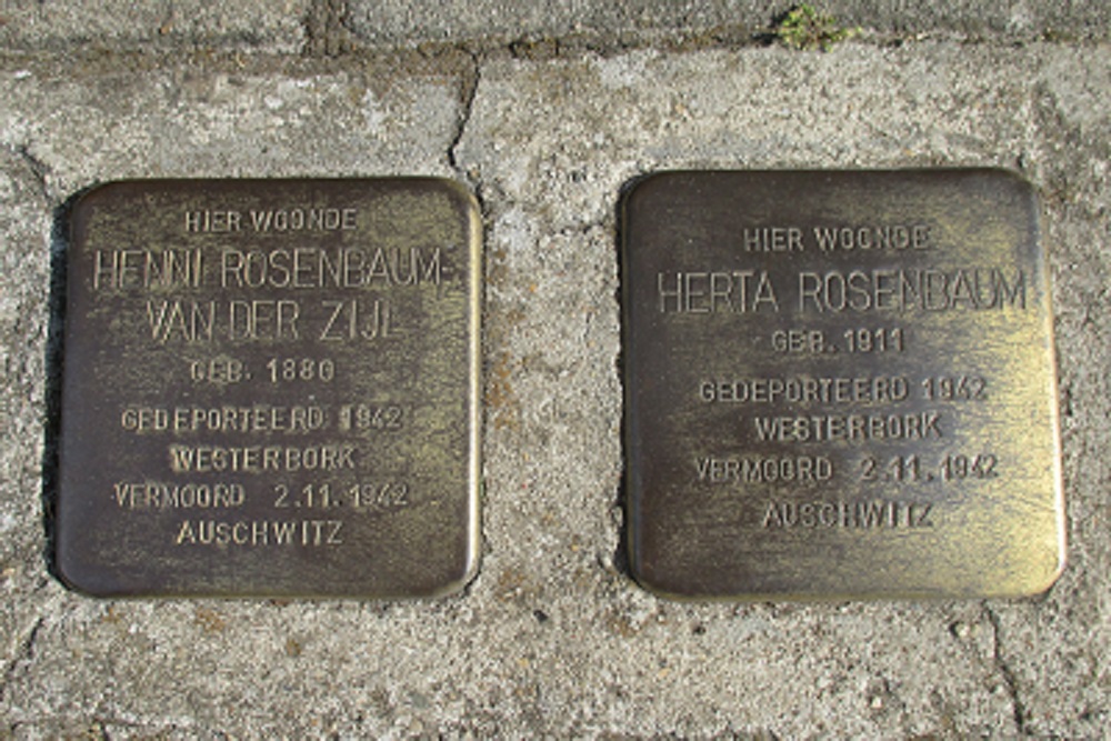 Stolpersteine Feiko Clockstraat 75 #2