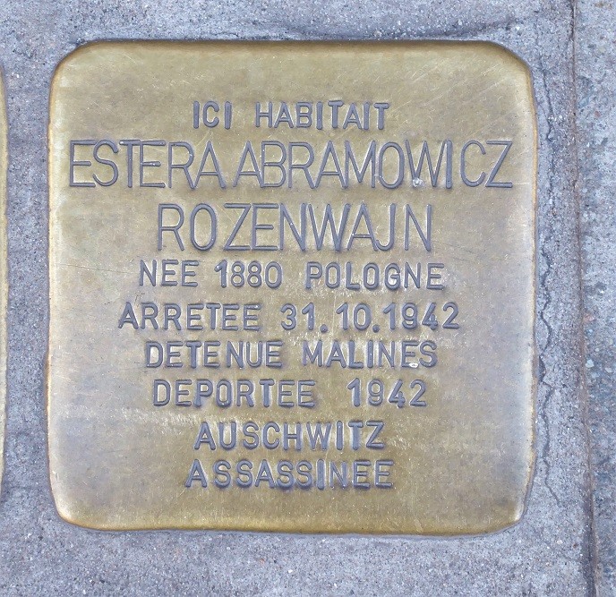 Stolpersteine Bogaardenstraat 48 #3