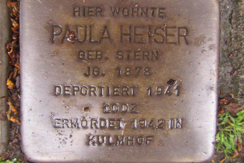Stolperstein Herwarthstraße 3 #2