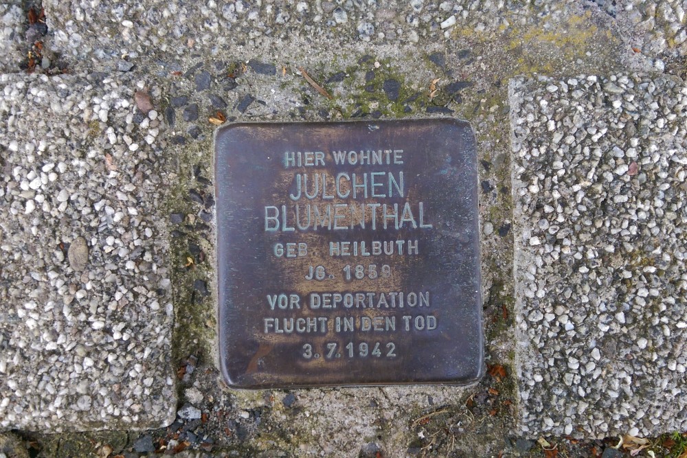 Stolperstein Alwinenstrae 28