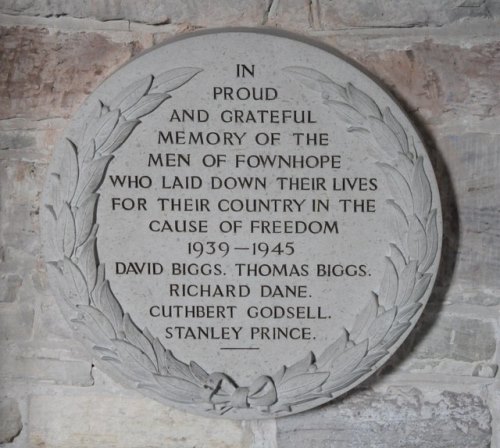 War Memorial Fownhope Church #2