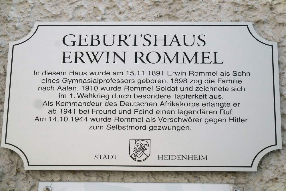 Geboortehuis Erwin Rommel #3