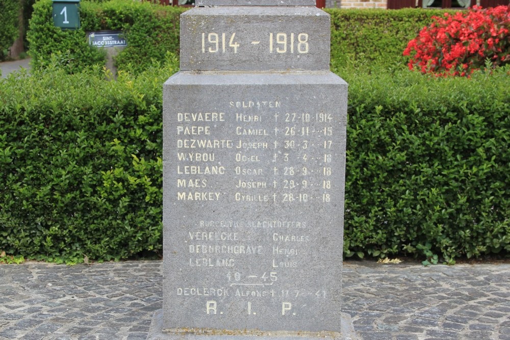 Oorlogsmonument Sint-Jacobs-Kapelle #3