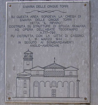 Monument Vernieling Santa Maria delle Cinque Torri #2