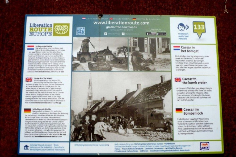 Liberation Route Marker 133: Caesar in het bomgat #3