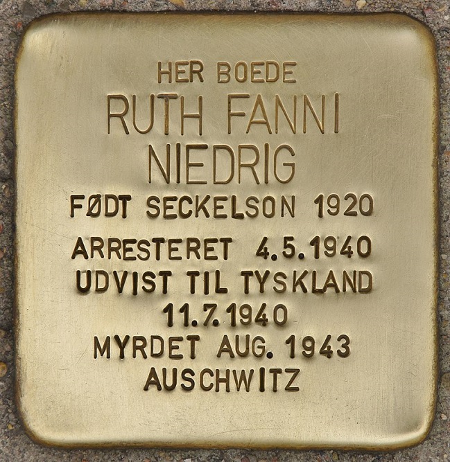 Stolperstein Kronprinsensgade 13