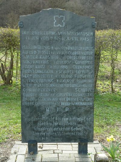 Oorlogsmonument Winkhausen