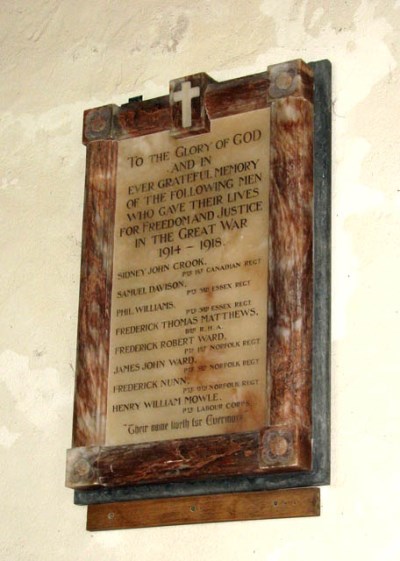 War Memorial St. Mary Church