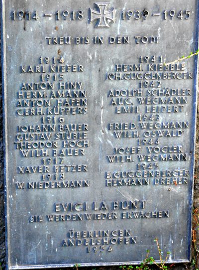 War Memorial Andelshofen #2
