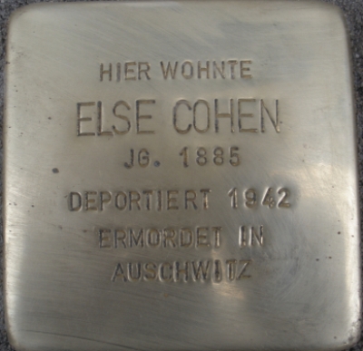 Stolpersteine Prentzelstraße 4 #1