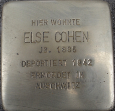 Stolpersteine Prentzelstrae 4 #1