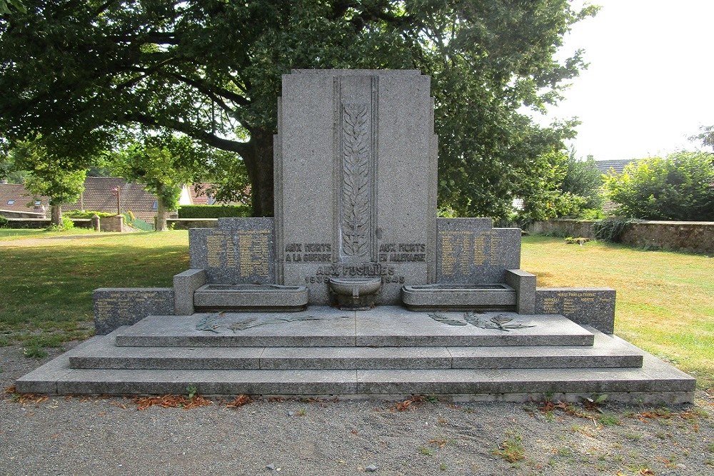 War Memorial Giromagny Second World War #1