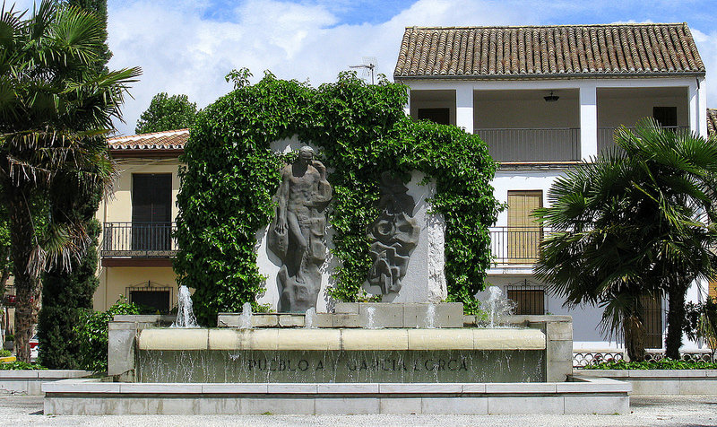 Fountain dedicated to Federico Garca Lorca