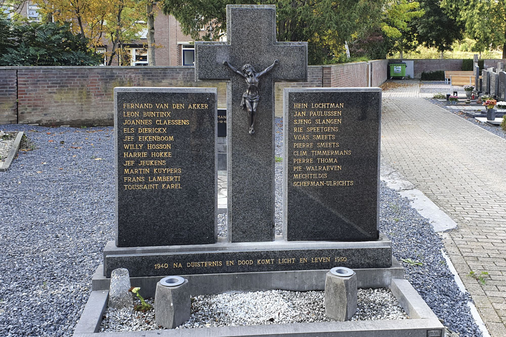 Oorlogsmonument Begraafplaats Rooms Katholieke Begraafplaats Limmel