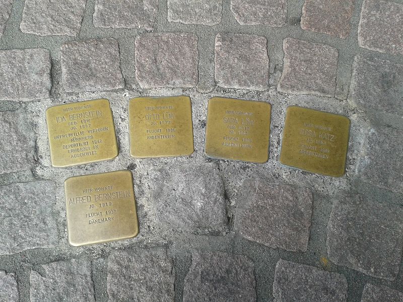 Stolpersteine Bahnhofstrae 8 #1