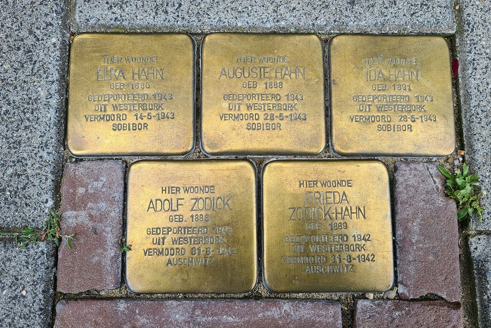 Stolpersteine Spoorlaan Zuid 5