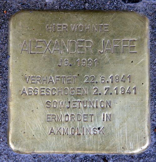 Stumbling Stones Hauptstraße 110 #1